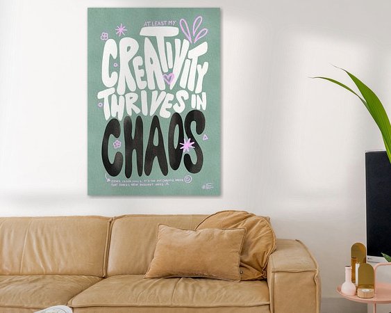 Example of the artwork in a room