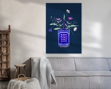 Illustration d'une fleur en boîte de conserve sur Baroo Bloom