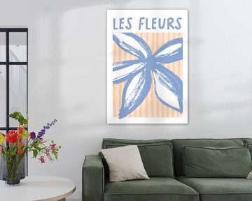 Gestreeptelesfleurs2 Ratioiso van Grace Digital Art Co