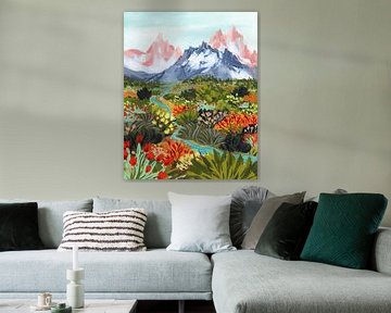 Autumn Mountains by Sarah Gesek