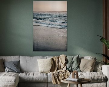 Portugal Strand Zonsondergang Golven van Monika Strigel
