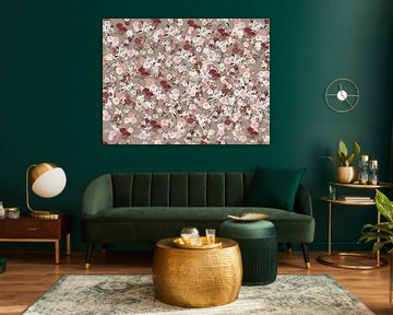 Vintage Flower Romance by Monika Strigel