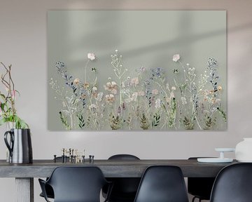 Wildflower Meadow Summer Sage by Monika Strigel