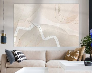 Golden Drift Lines by Monika Strigel