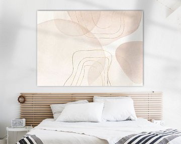 Abstract Minimalistic Art With Organic Shapes by Monika Strigel