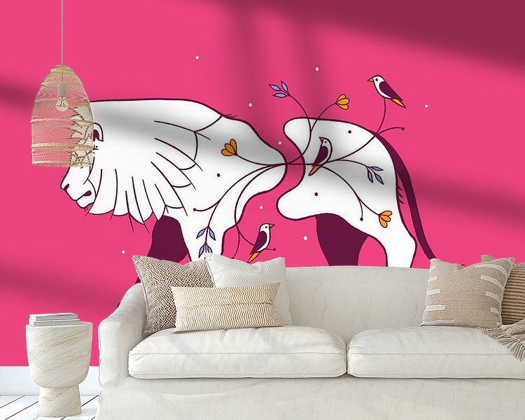 Example of the artwork in a room