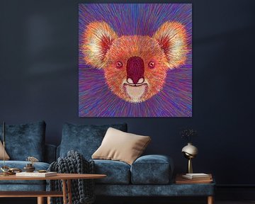 Tiergesicht Koala