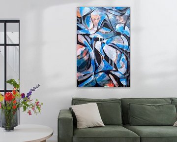 modern minimalistisch schilderij van Poonam Choudhary