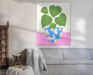 Plante en pot à motifs sur Melissa Donne