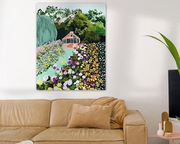 En fleurs sur Sarah Gesek