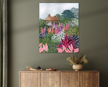 Weelderige tuin van Sarah Gesek