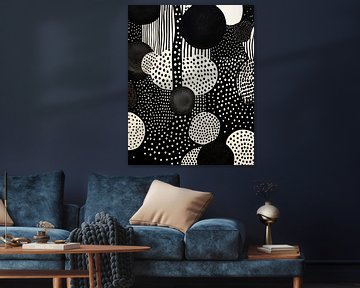 Black and white abstract 1 by Jolly and Dash