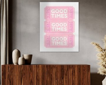 Roze met witte goede tijden van Jolly and Dash