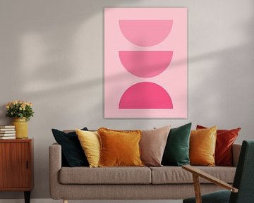Bauhaus Boho Roze 2 van Jolly and Dash
