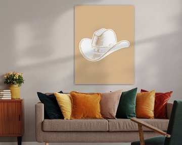 Neutrale Cowboyhoed van Jolly and Dash