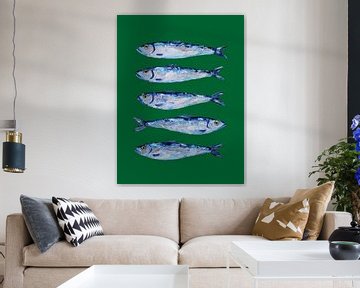 Sardines Bosgroen van Alice Straker