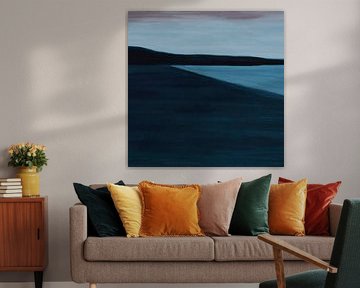 Abstract Lanscape Night by The Printable Studio