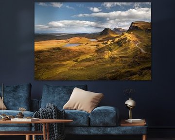 Rots van Quiraing, schiereiland Trotternish, eiland Skye van Christian Müringer