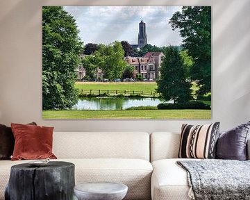 Eusebiuskerk genomen vanaf Sonsbeek, Arnhem