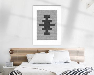 Woodblock Aztec Textile by The Printable Studio