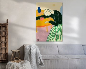 Rustige pauze van Sandra Poliakov