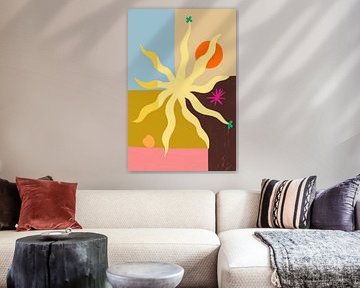 Le soleil, le fruit et la fleur sur Sandra Poliakov