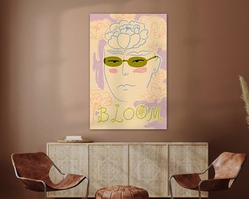 Florale Sonnenbrille von Sandra Poliakov