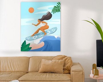 Surfing the Waves by Petra Lizde