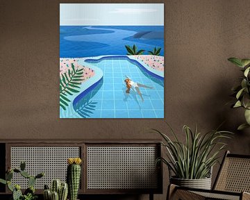 Mädchen im Pool von Petra Lizde
