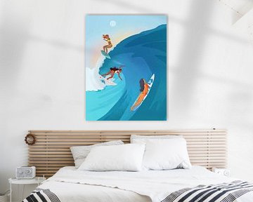 Surfers van Petra Lizde