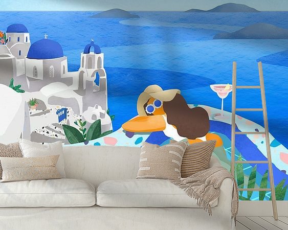 Example of the artwork in a room