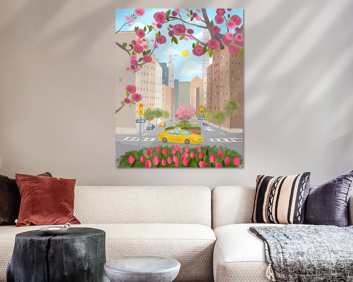 Example of the artwork in a room