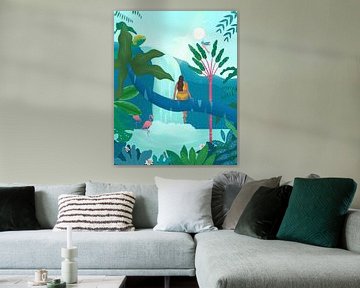 Jungle Meisje van Petra Lizde