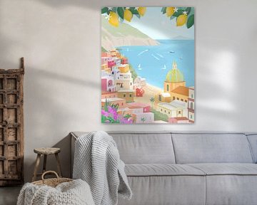 Positano, Italië van Petra Lizde