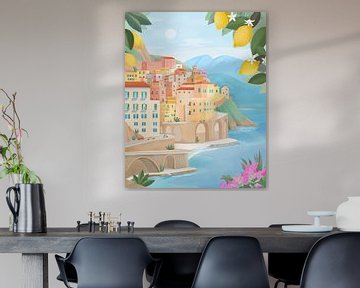 Amalfikust, Italië van Petra Lizde