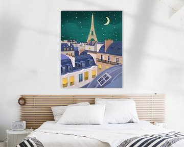 Parijs bij Nacht van Petra Lizde