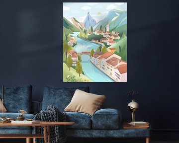 Zwitserse Alpen van Petra Lizde