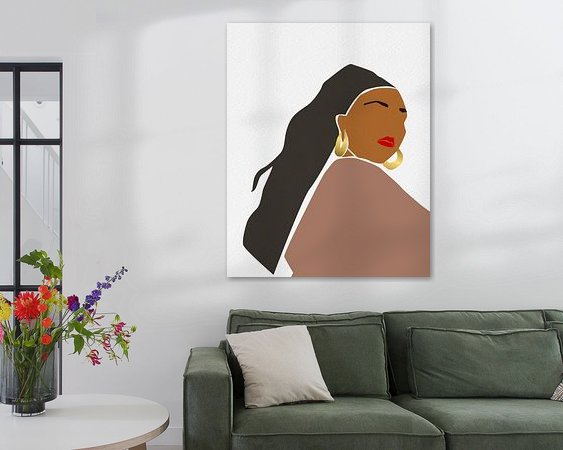 Example of the artwork in a room