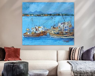 Example of the artwork in a room
