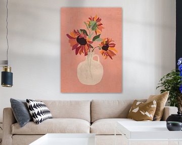 Zonnebloemen in een vaas van ThingDesign