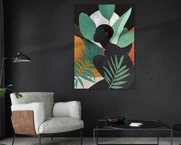 Silhouette im Laub von ThingDesign