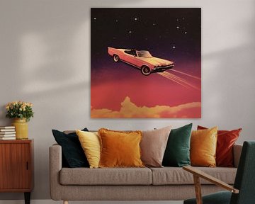 Pink Convertible by Samantha Hearn