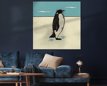 Pinguïn van Vision Grasp Art