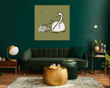 Zwaan van Vision Grasp Art