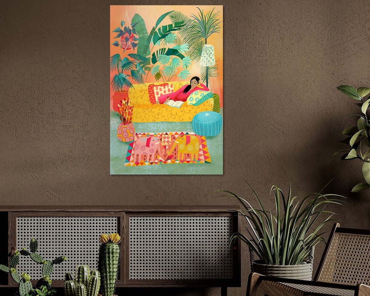 Example of the artwork in a room