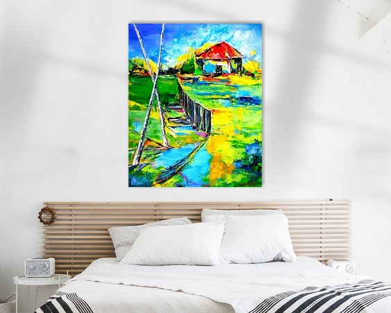 Example of the artwork in a room