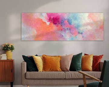 Zacht Vervloeien | Roze en Blauw in Harmonie van Whale & Sons