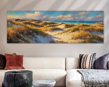 Dunes de sable de Texel | Heures d'or au bord de la mer sur Whale & Sons