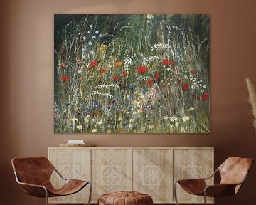 Prairie en fleurs sur Magdalena Kielb