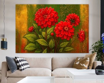 Red Meadow - Classic floral portrait by INGO